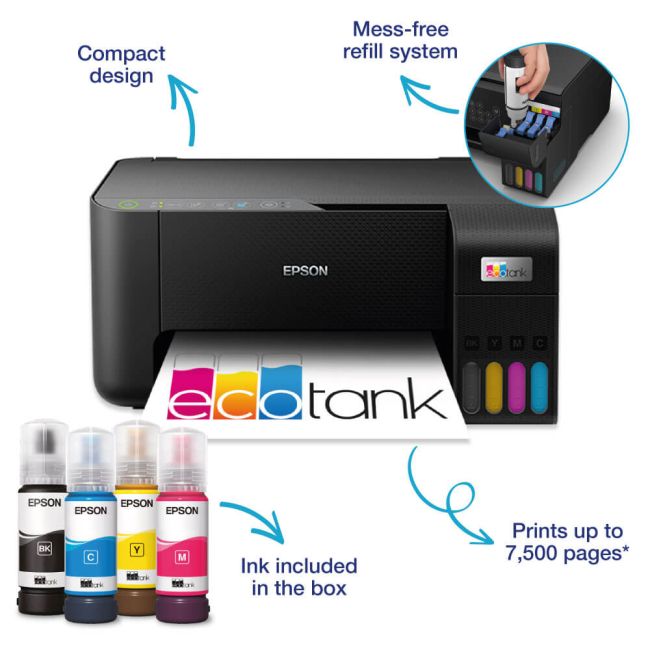 Epson EcoTank ET-2814 A4 Colour Multifunction Inkjet Printer