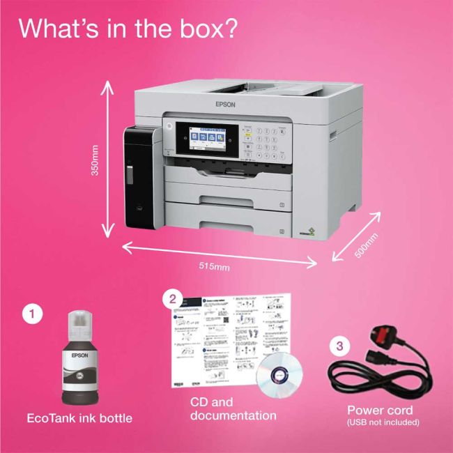 Epson EcoTank Pro ET-M16685 A3+ Mono Multifunction Inkjet Printer