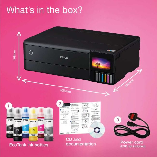Epson EcoTank ET-8550 A3+ Colour Multifunction Inkjet Printer