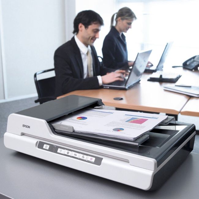 Epson GT-1500 A4 Flatbed Scanner in office