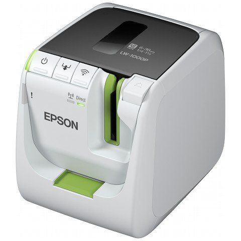 Epson LabelWorks LW-1000P Thermal Label Printer left view