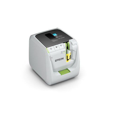 Epson LabelWorks LW-1000P Thermal Label Printer printing left view