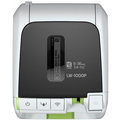 Epson LabelWorks LW-1000P Thermal Label Printer printing front view