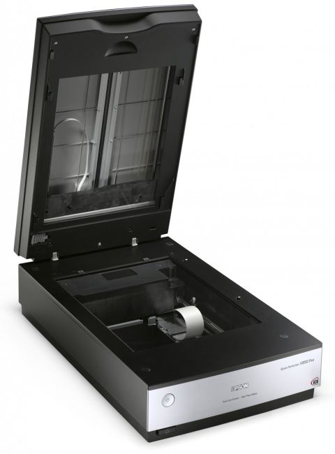 Epson Perfection V850 Pro Photo Scanner open top