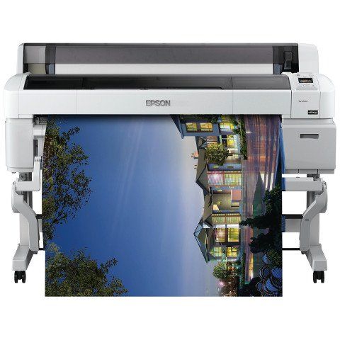 Epson SureColor SC-T7200-PS 44-inch Large Format Printer printing