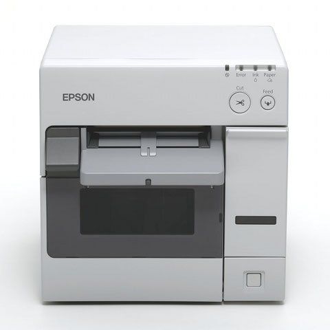 Epson TM-C3400 Colour Network Label Printer front view