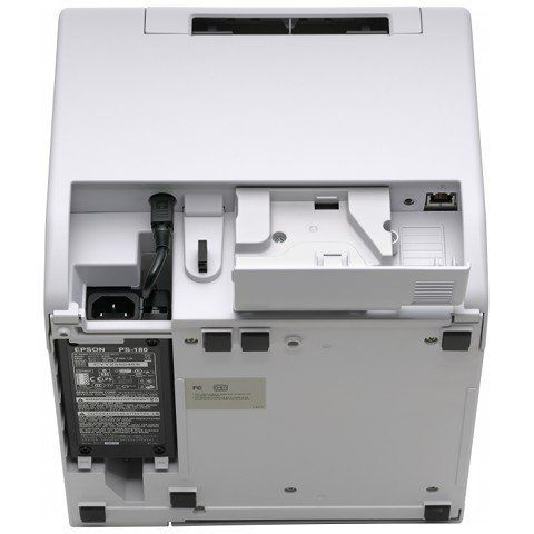 Epson TM-C3400 Colour Network Label Printer back view