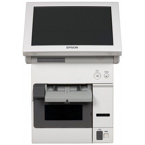 Epson TM-C3400-LT Standalone Label Terminal front view