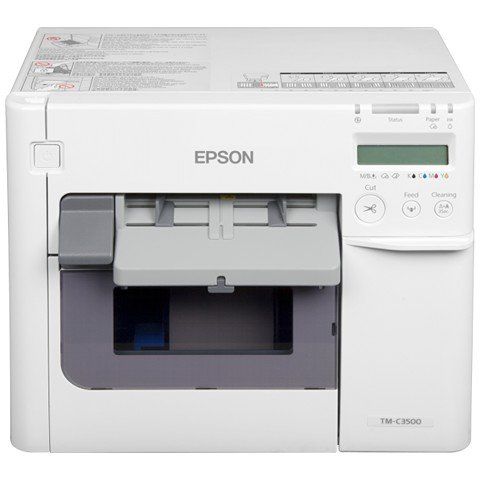 Epson TM-C3500 Colour Label Printer front view