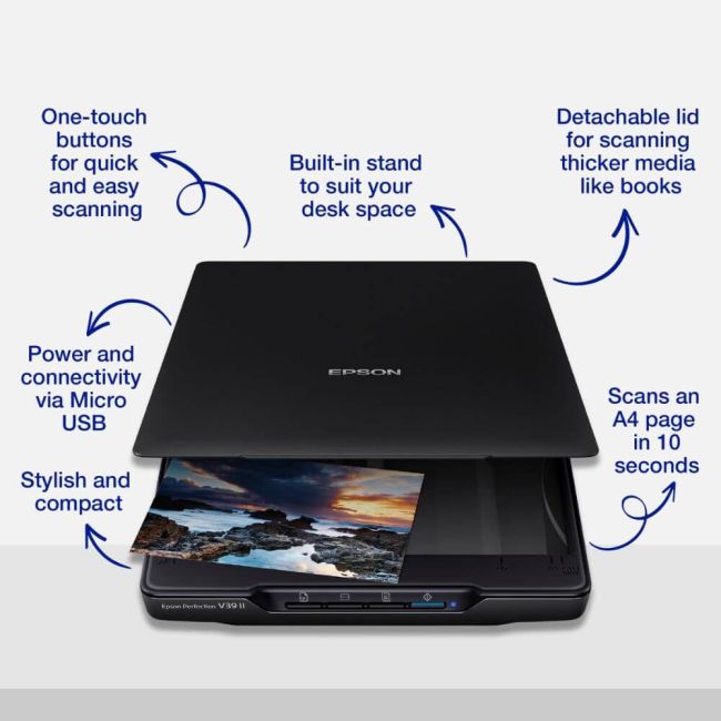 Epson Perfection V39II A4 Flatbed Scanner