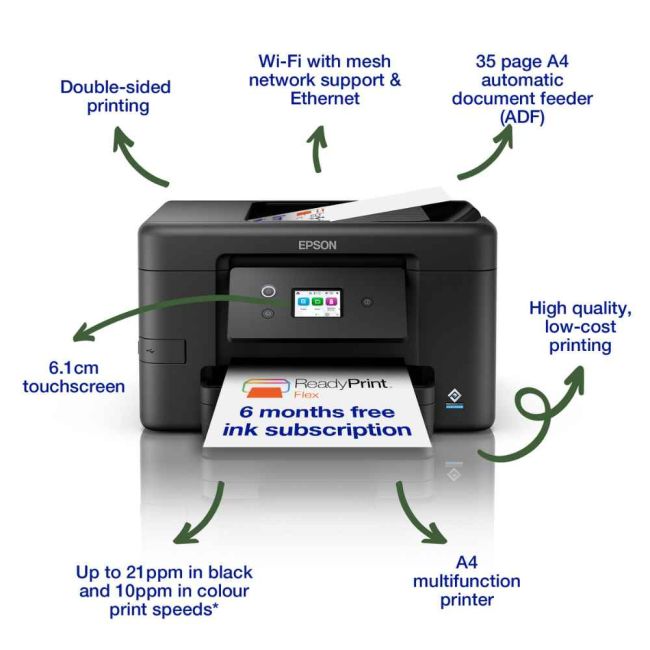 Epson WorkForce Pro WF-3920 A4 Colour Multifunction Inkjet Printer