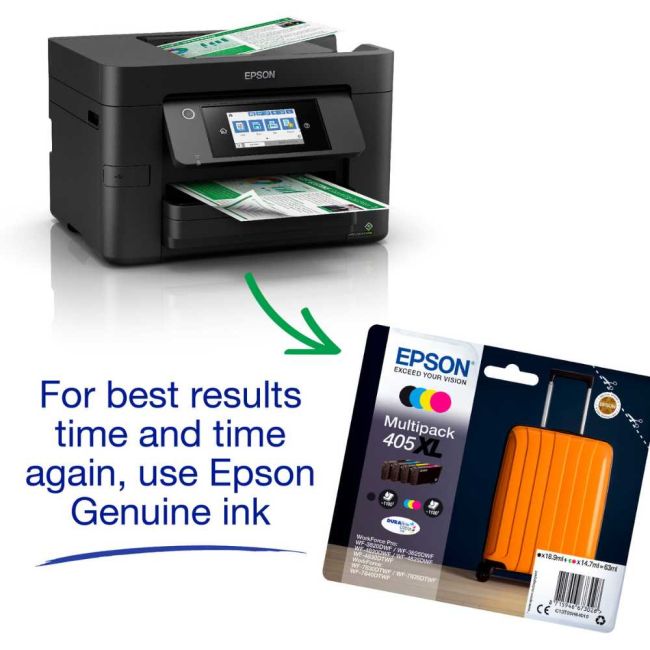Epson WorkForce Pro WF-4820DWF A4 Colour Multifunction Inkjet Printer