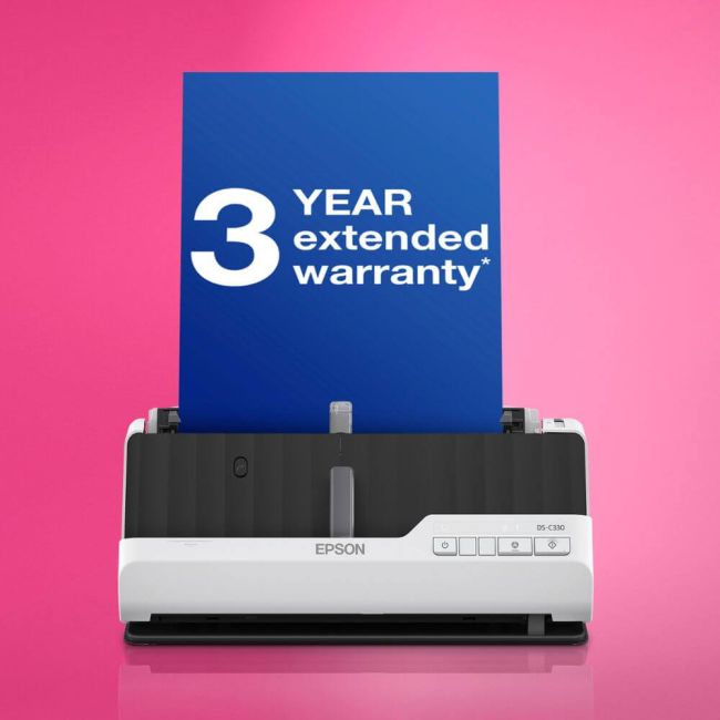 Epson WorkForce DS-C330 A4 Compact Desktop Scanner