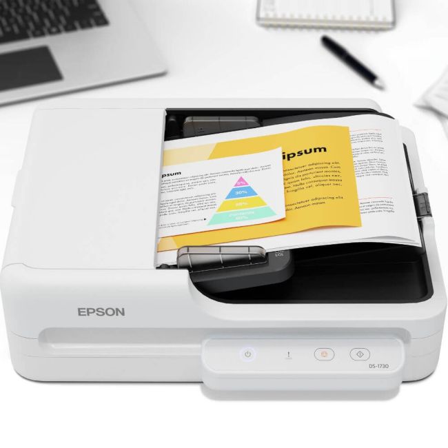 Epson WorkForce DS-1730 A4 Flatbed & Sheetfed Scanner