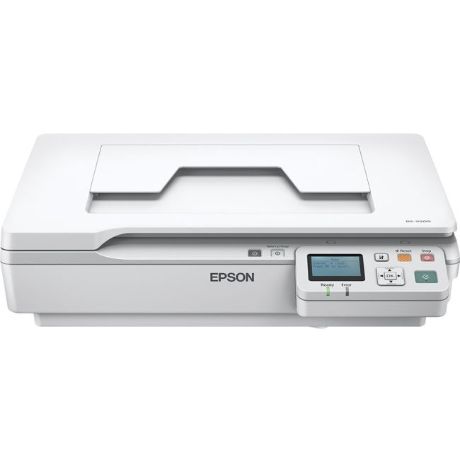 Epson WorkForce DS-5500N A4 Flatbed Network Scanner front view