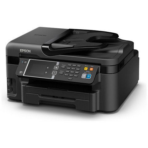 Epson WorkForce Pro WF-5690DWF A4 Colour Inkjet MFP front view left view