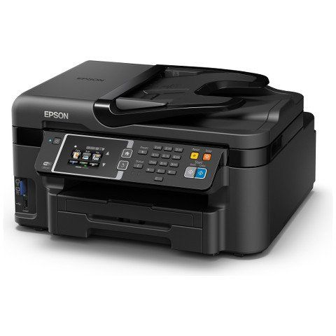 Epson WorkForce Pro WF-5690DWF A4 Colour Inkjet MFP front view left view