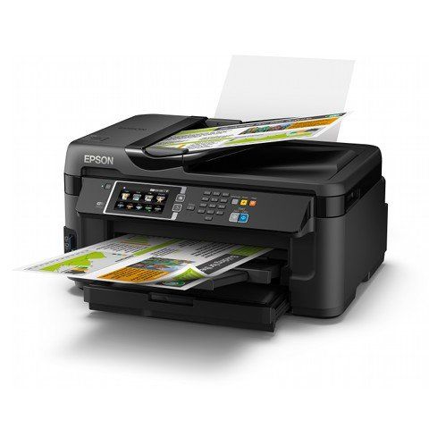 Epson WorkForce WF-7610DWF A3+ Colour Inkjet MFP printing 
