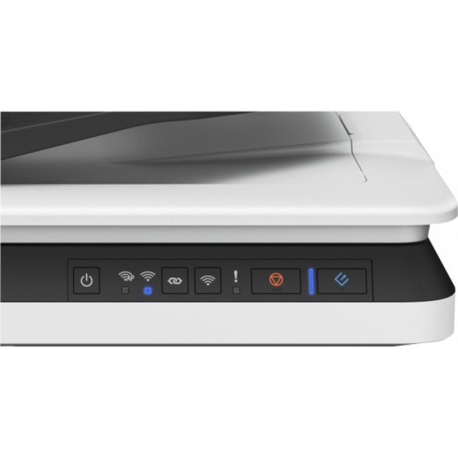 Epson WorkForce DS-1660W A4 Flatbed Scanner close up