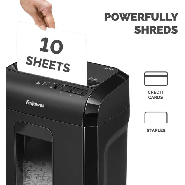 Fellowes Powershred 10M Micro-Cut Shredder 4630701