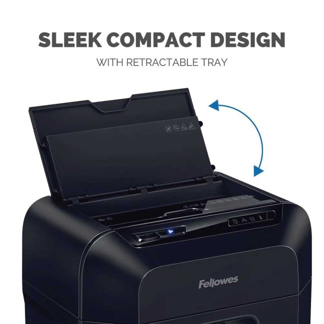 Fellowes Automax 80M Mini-Cut Shredder Hybrid Shredding 23L 4621601