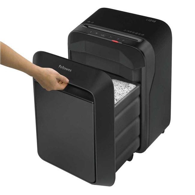 Fellowes Powershred LX210 Mini-Cut Shredder Black 5502501