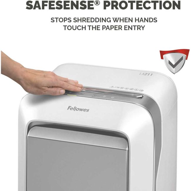 Fellowes Powershred LX211 Micro-Cut Shredder White 5050301
