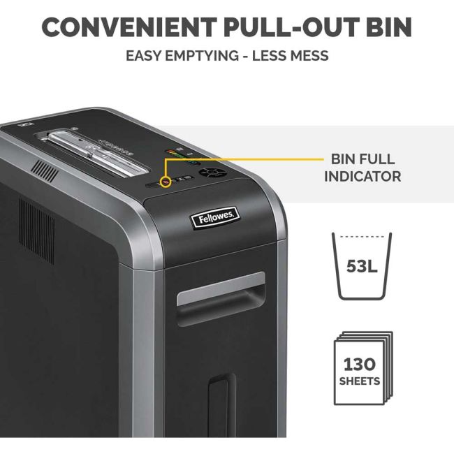 Felowes Powershred 125i Strip-Cut Shredder 4613101