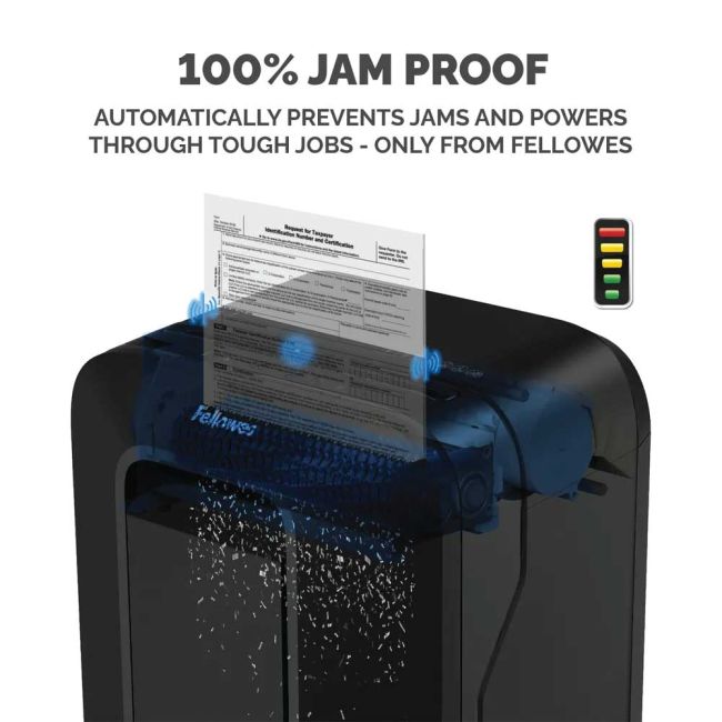Fellowes Powershred LX201 Micro-Cut Shredder Black 5160001