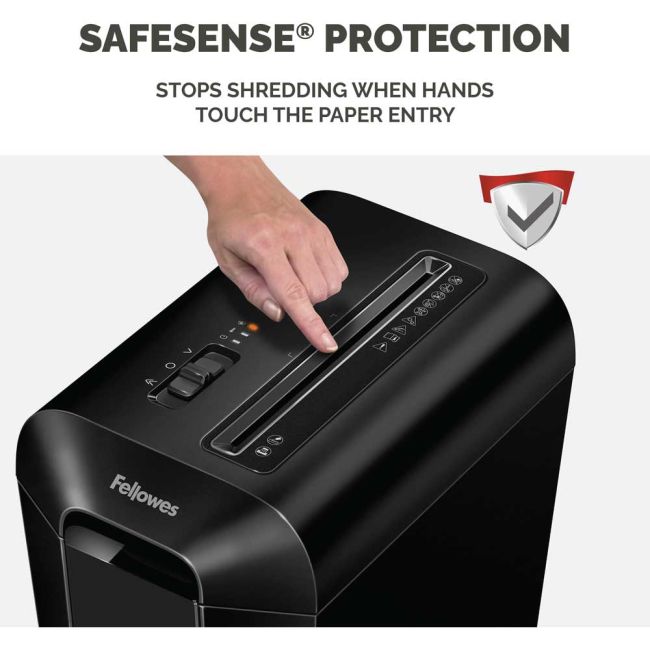 Fellowes Powershred LX65 Cross-Cut Shredder Black 4400601