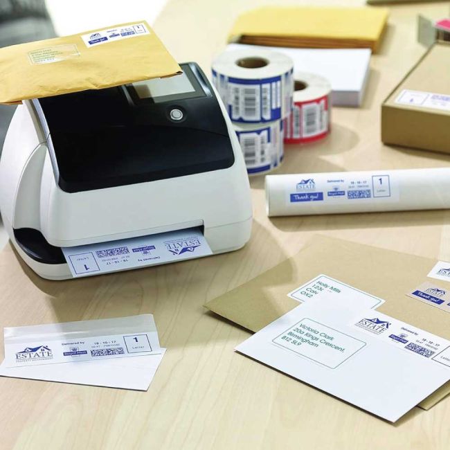 500 Self Adhesive Franking Double Labels – 149mmx45mm (2 Labels Per Sheet, 250 Sheets)