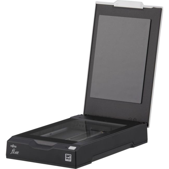 Fujitsu fi-65F A6 Flatbed Scanner open