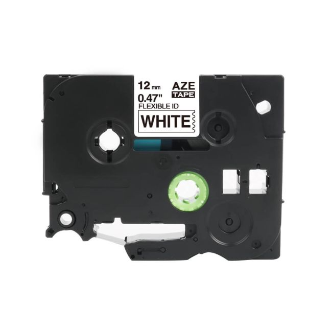 Compatible Brother TZFX231 12mm Flexi Tape Black On White Tape