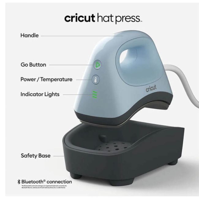 Cricut Hat Press 5x3 Inch