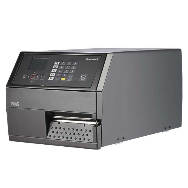 Honeywell PX45A Industrial Thermal Transfer Label Printer + Rewinder (300 DPI)