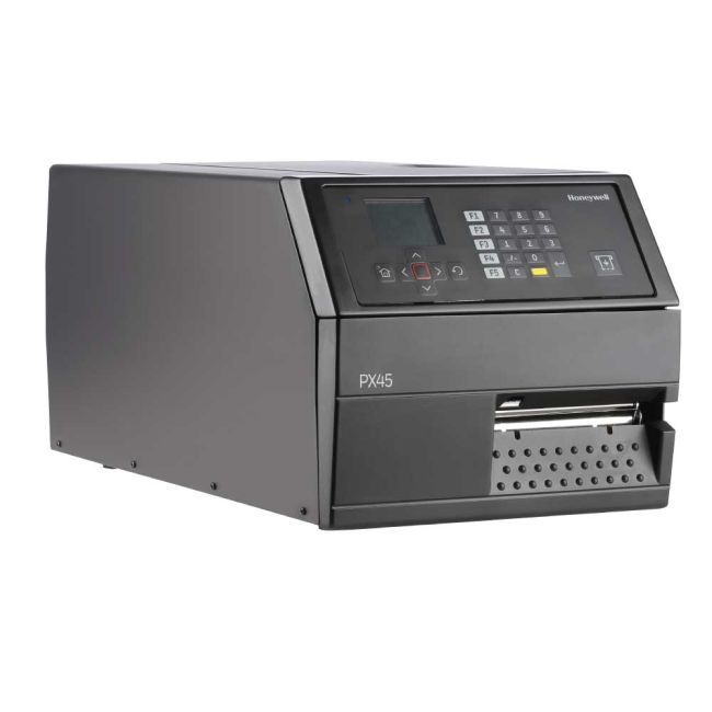 Honeywell PX45A Industrial Thermal Transfer Label Printer + Rewinder (300 DPI)