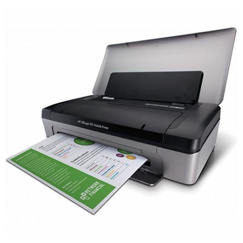 HP OfficeJet 100 A4 Mobile Inkjet Printer Left View