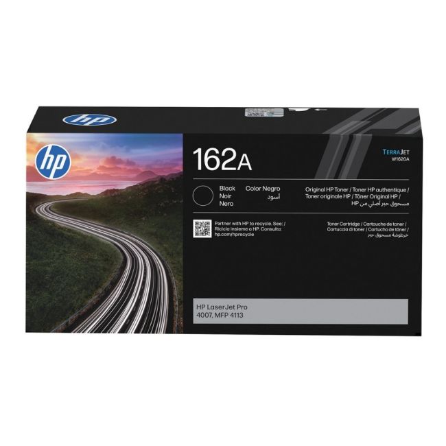 HP 162A Standard Black Toner Cartridge (3,000 Pages*) W1620A