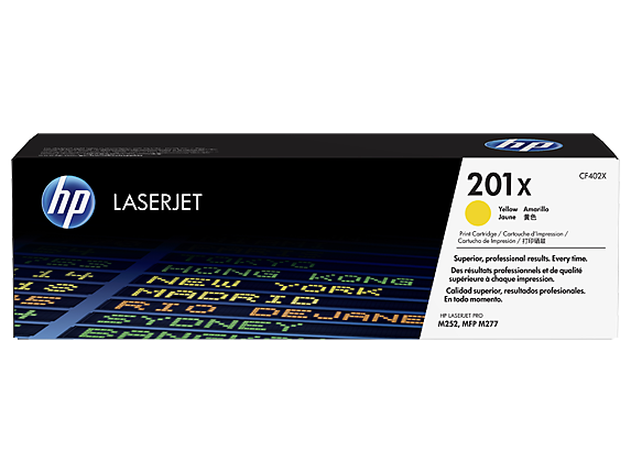 HP CF402X High Yield Yellow Toner Cartridge (2300 pages*)