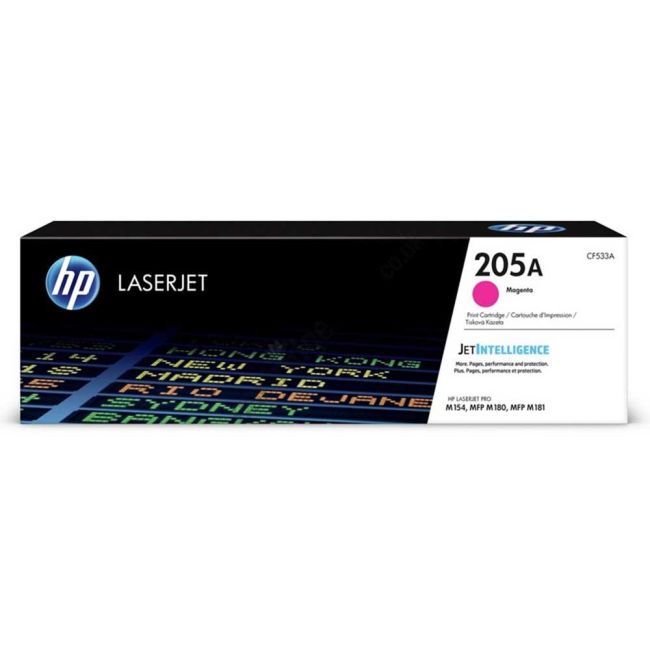 HP 205A Magenta Toner Cartridge (900 Pages*) CF533A