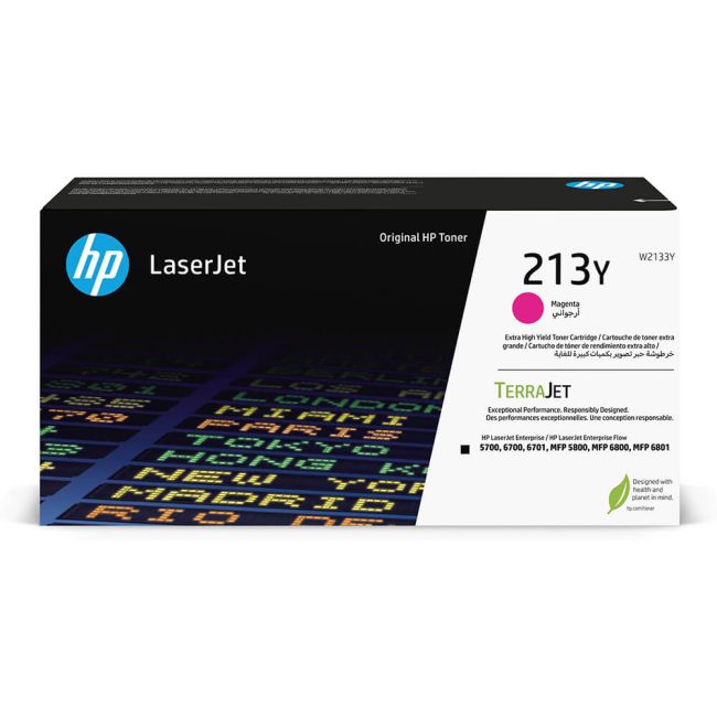 HP 213Y Extra High Capacity Magenta Toner Cartridge (12,000 Pages*) W2133Y