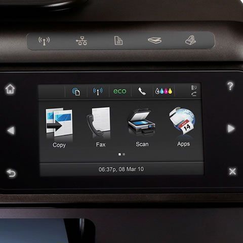 HP Officejet Pro 276dw A4 Colour Inkjet MFP with Fax Close Up