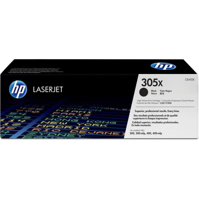 HP CE410X 305X High Yield Black Toner Cartridge (4,000 pages*)