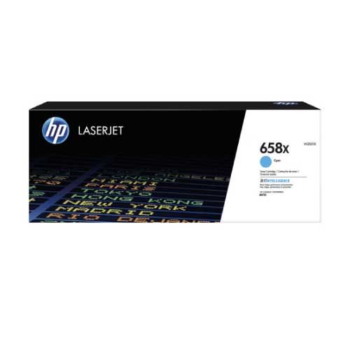HP 658X High Yield Cyan Toner Cartridge (28,000 Pages*) W2001X