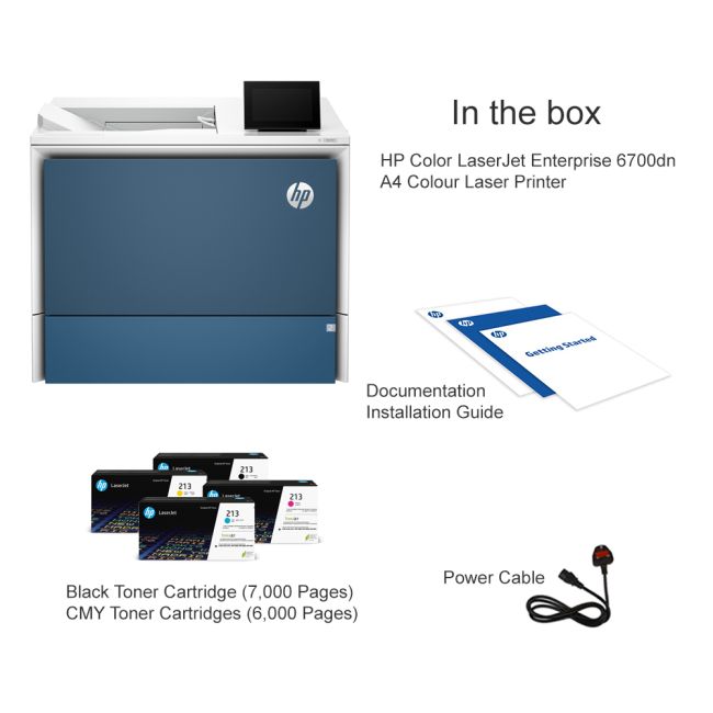 HP Color LaserJet Enterprise 6700dn A4 Colour Laser Printer