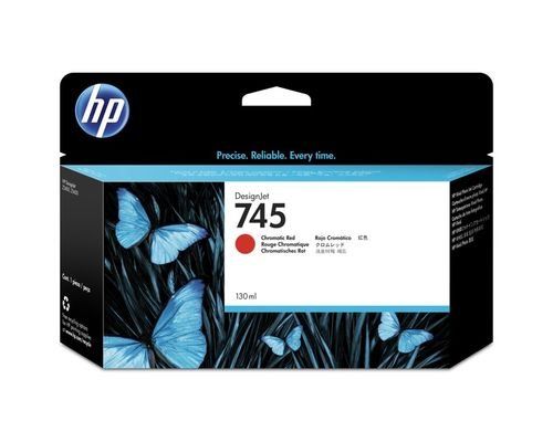 HP F9K00A HP 745 130-ml Chromatic Red DesignJet Ink Cartridge