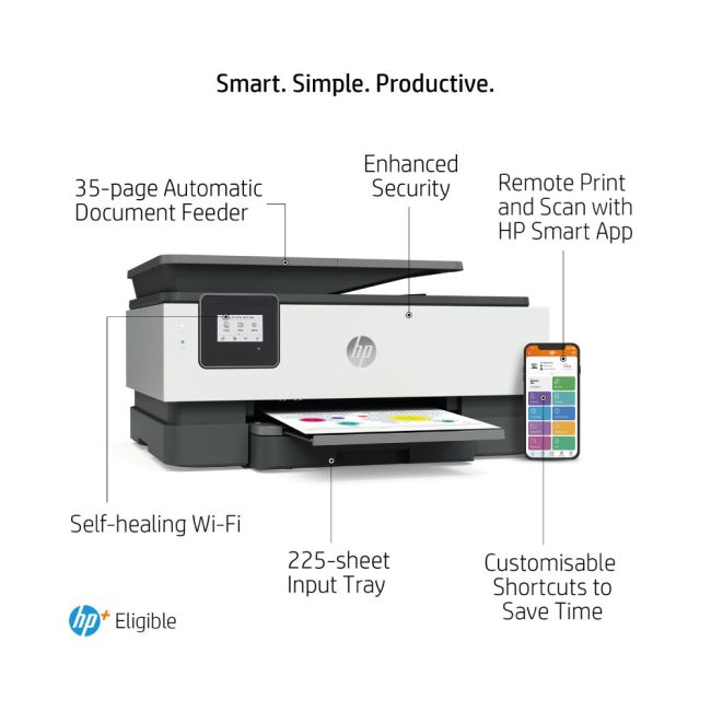 HP OfficeJet 8012e A4 Multifunction Inkjet Printer - HP+ - DISCONTINUED