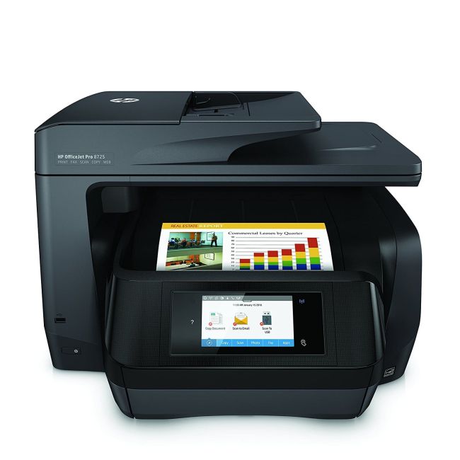HP OfficeJet Pro 8725 Multifunction Inkjet Printer - DISCONTINUED