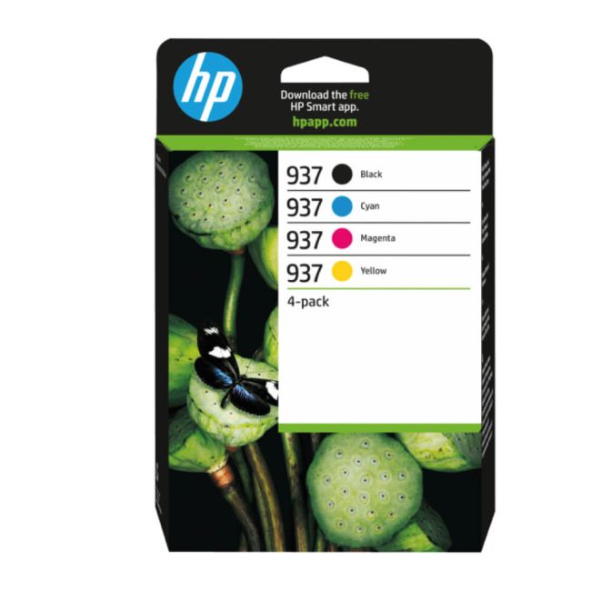 HP 937 CMYK Ink Cartridge Pack 6C400NE
