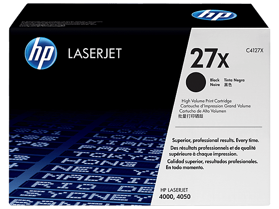 HP C4127X High Yield Black Toner Cartridge (10,000 pages*)